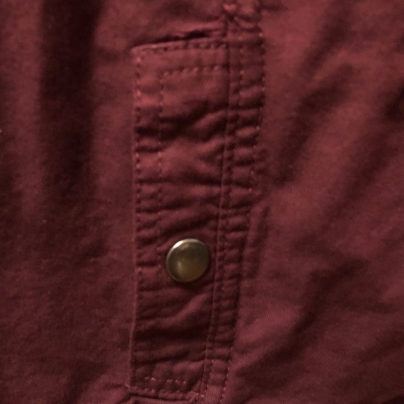 Ashley By 26 International Lightweight Maroon Utility Jacket S - Picture 4 of 8